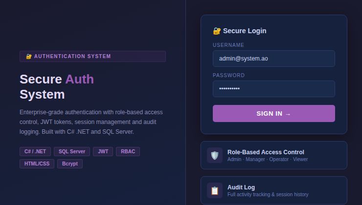 Authentication System